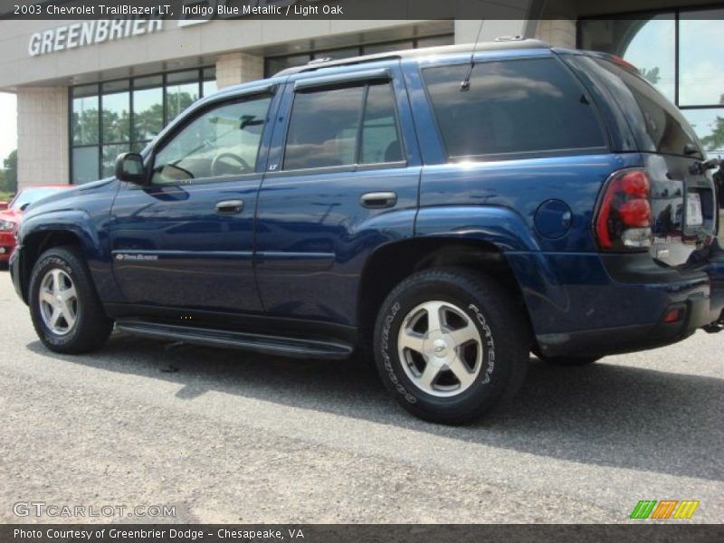 Indigo Blue Metallic / Light Oak 2003 Chevrolet TrailBlazer LT