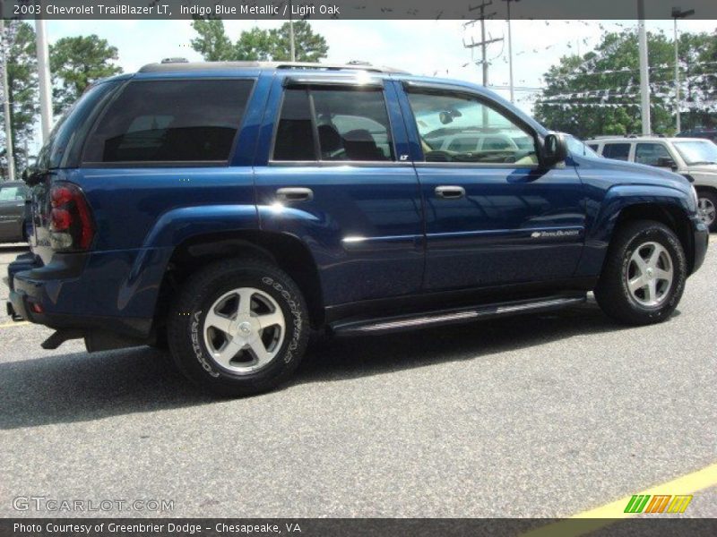 Indigo Blue Metallic / Light Oak 2003 Chevrolet TrailBlazer LT