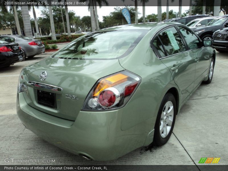 Metallic Jade / Blond 2008 Nissan Altima 2.5 SL