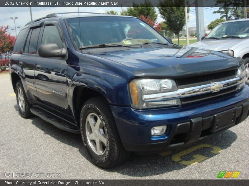 Indigo Blue Metallic / Light Oak 2003 Chevrolet TrailBlazer LT