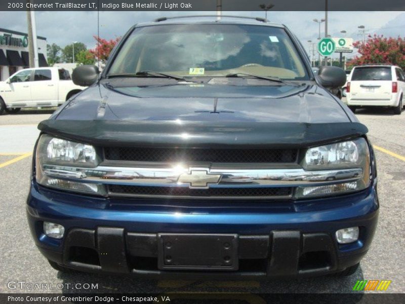 Indigo Blue Metallic / Light Oak 2003 Chevrolet TrailBlazer LT