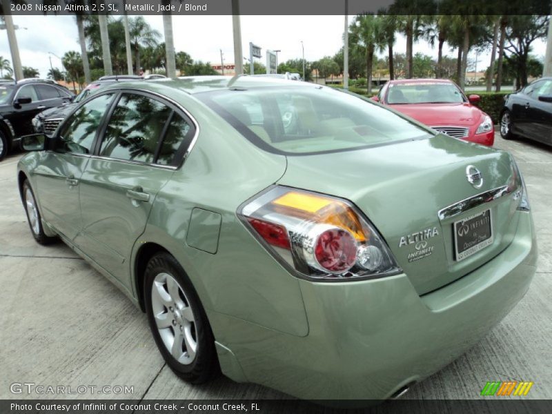 Metallic Jade / Blond 2008 Nissan Altima 2.5 SL