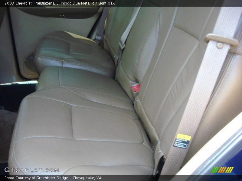 Indigo Blue Metallic / Light Oak 2003 Chevrolet TrailBlazer LT