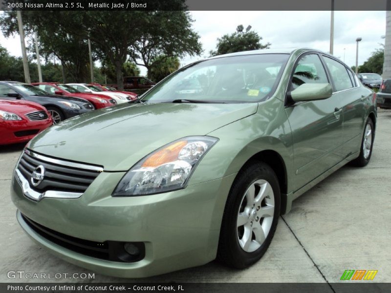 Metallic Jade / Blond 2008 Nissan Altima 2.5 SL
