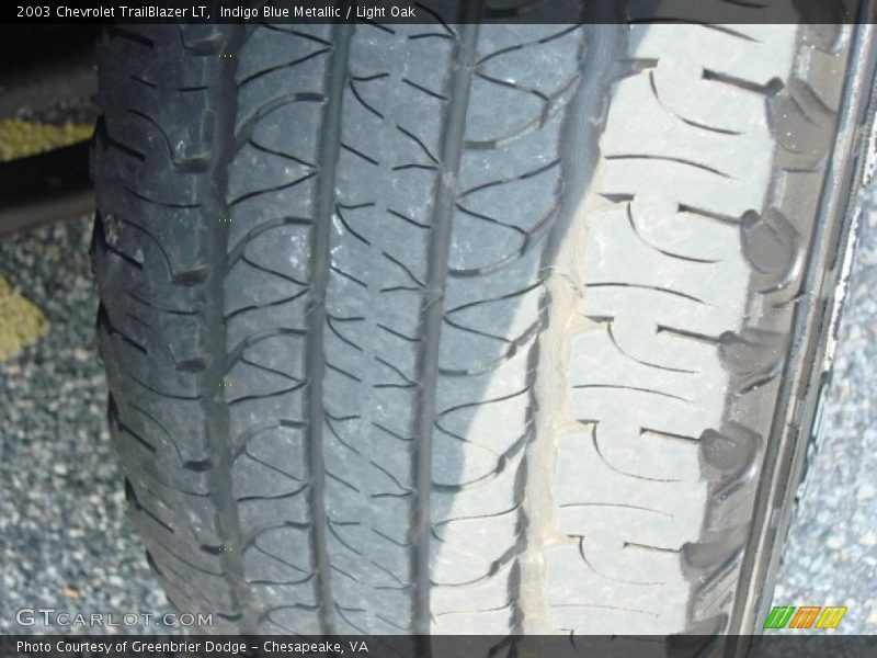 Indigo Blue Metallic / Light Oak 2003 Chevrolet TrailBlazer LT