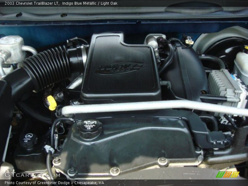 Indigo Blue Metallic / Light Oak 2003 Chevrolet TrailBlazer LT