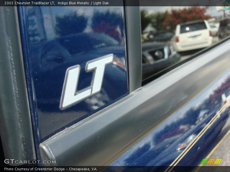 Indigo Blue Metallic / Light Oak 2003 Chevrolet TrailBlazer LT