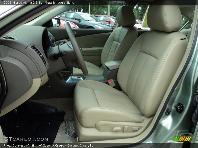 Metallic Jade / Blond 2008 Nissan Altima 2.5 SL
