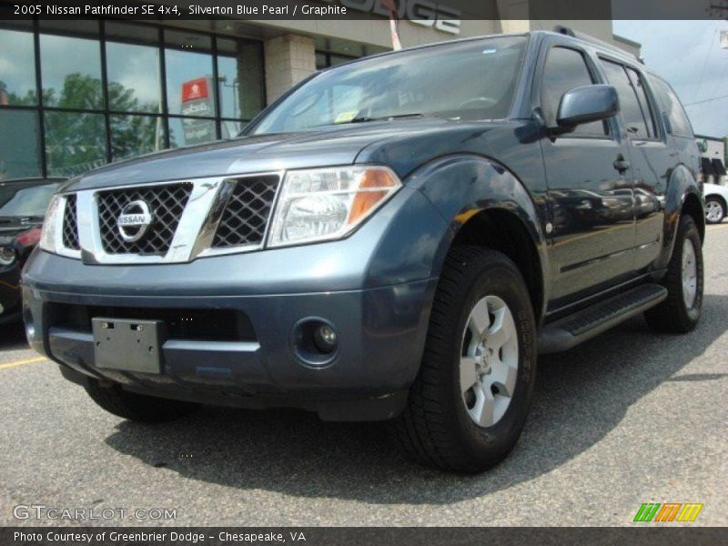 Silverton Blue Pearl / Graphite 2005 Nissan Pathfinder SE 4x4