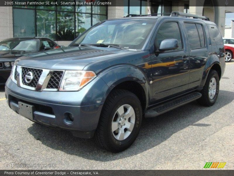 Silverton Blue Pearl / Graphite 2005 Nissan Pathfinder SE 4x4