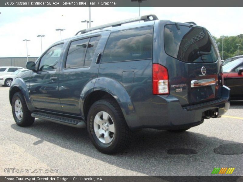 Silverton Blue Pearl / Graphite 2005 Nissan Pathfinder SE 4x4