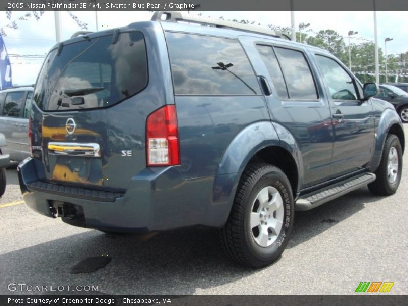 Silverton Blue Pearl / Graphite 2005 Nissan Pathfinder SE 4x4