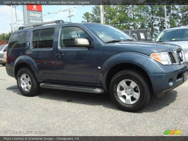 Silverton Blue Pearl / Graphite 2005 Nissan Pathfinder SE 4x4