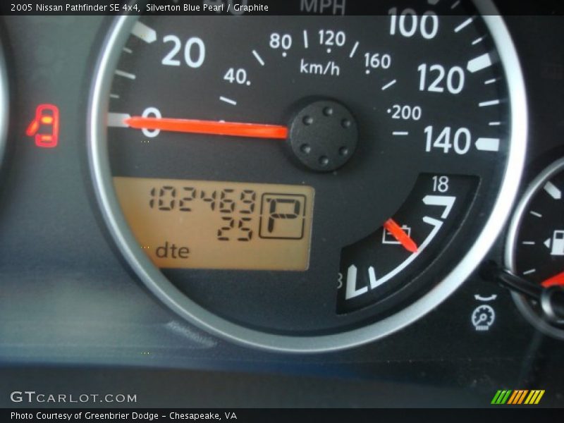 Silverton Blue Pearl / Graphite 2005 Nissan Pathfinder SE 4x4