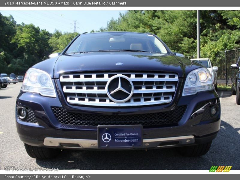 Capri Blue Metallic / Cashmere 2010 Mercedes-Benz ML 350 4Matic