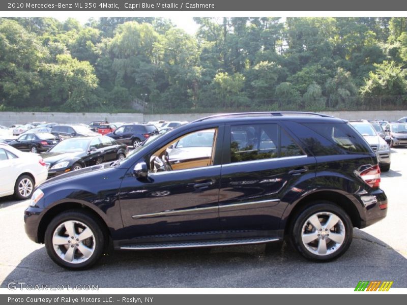 Capri Blue Metallic / Cashmere 2010 Mercedes-Benz ML 350 4Matic