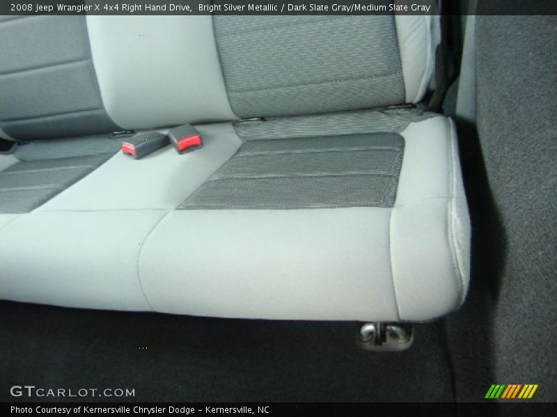 Bright Silver Metallic / Dark Slate Gray/Medium Slate Gray 2008 Jeep Wrangler X 4x4 Right Hand Drive