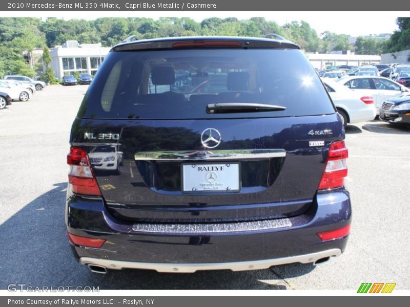 Capri Blue Metallic / Cashmere 2010 Mercedes-Benz ML 350 4Matic