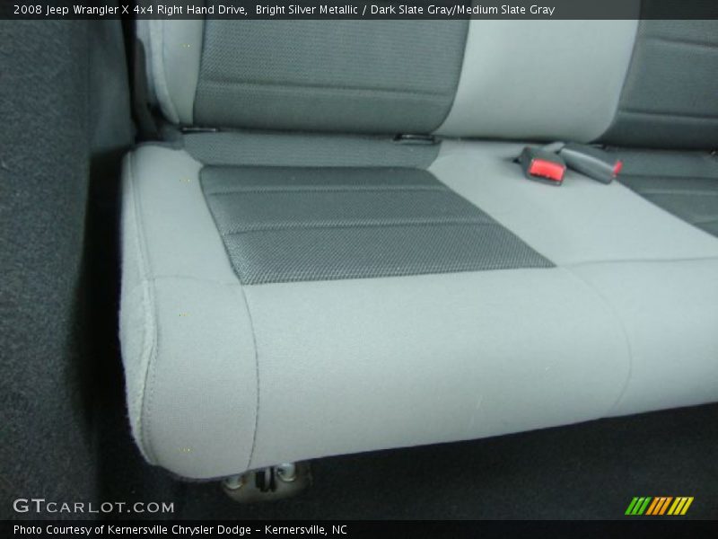Bright Silver Metallic / Dark Slate Gray/Medium Slate Gray 2008 Jeep Wrangler X 4x4 Right Hand Drive