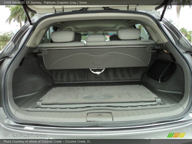 Platinum Graphite Gray / Stone 2008 Infiniti EX 35 Journey