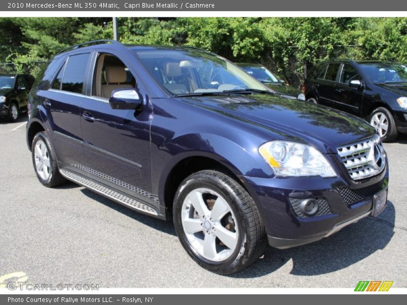 Capri Blue Metallic / Cashmere 2010 Mercedes-Benz ML 350 4Matic