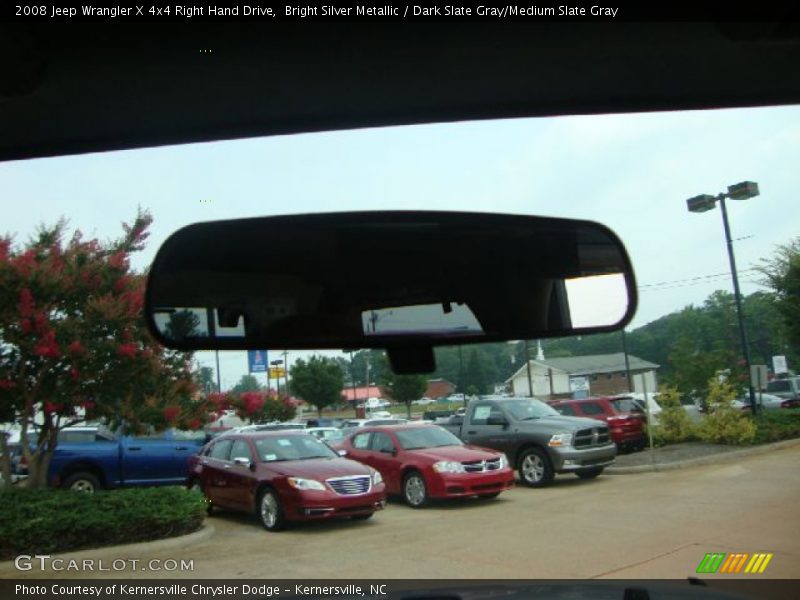 Bright Silver Metallic / Dark Slate Gray/Medium Slate Gray 2008 Jeep Wrangler X 4x4 Right Hand Drive
