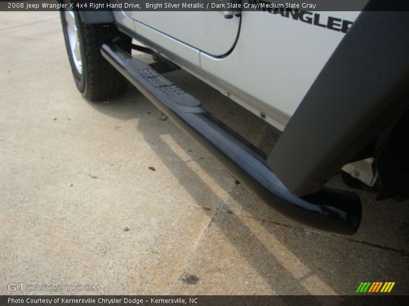 Bright Silver Metallic / Dark Slate Gray/Medium Slate Gray 2008 Jeep Wrangler X 4x4 Right Hand Drive