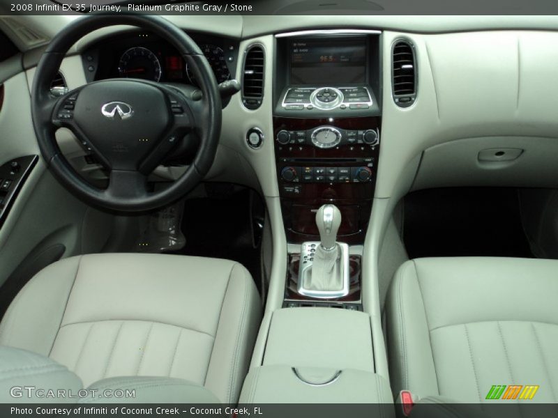 Platinum Graphite Gray / Stone 2008 Infiniti EX 35 Journey