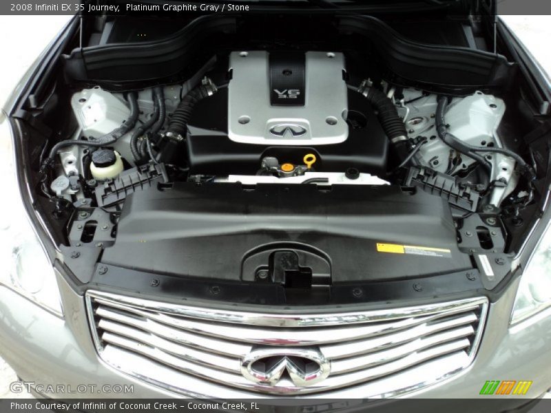 Platinum Graphite Gray / Stone 2008 Infiniti EX 35 Journey