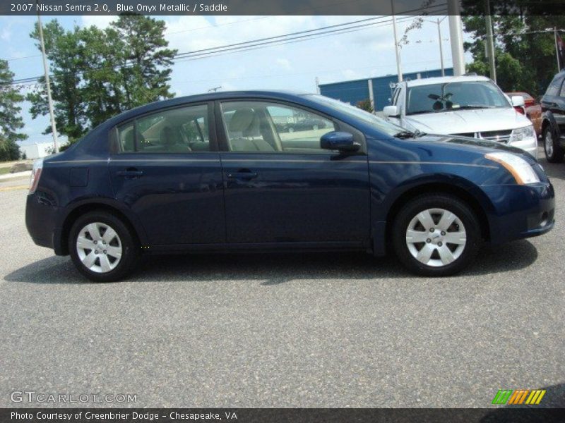 Blue Onyx Metallic / Saddle 2007 Nissan Sentra 2.0