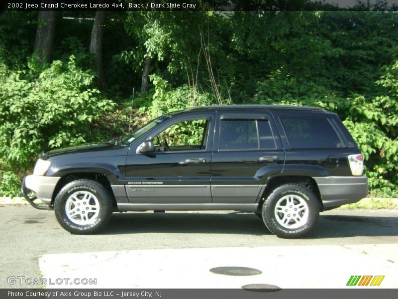 Black / Dark Slate Gray 2002 Jeep Grand Cherokee Laredo 4x4