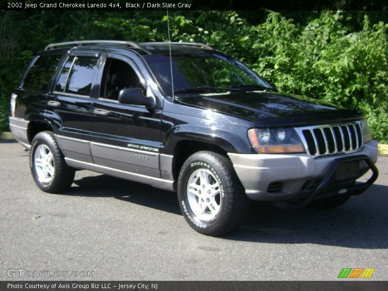 Black / Dark Slate Gray 2002 Jeep Grand Cherokee Laredo 4x4