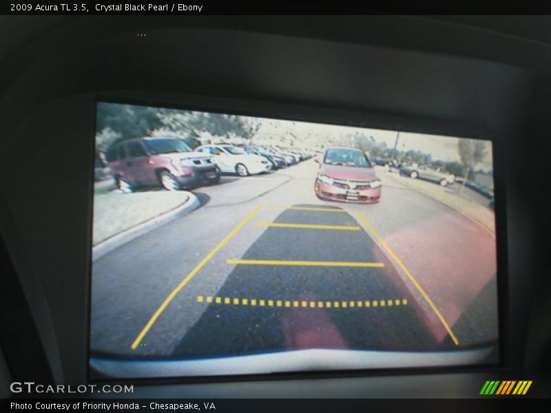 Crystal Black Pearl / Ebony 2009 Acura TL 3.5