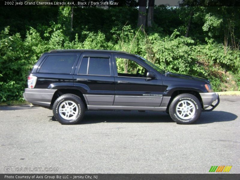 Black / Dark Slate Gray 2002 Jeep Grand Cherokee Laredo 4x4