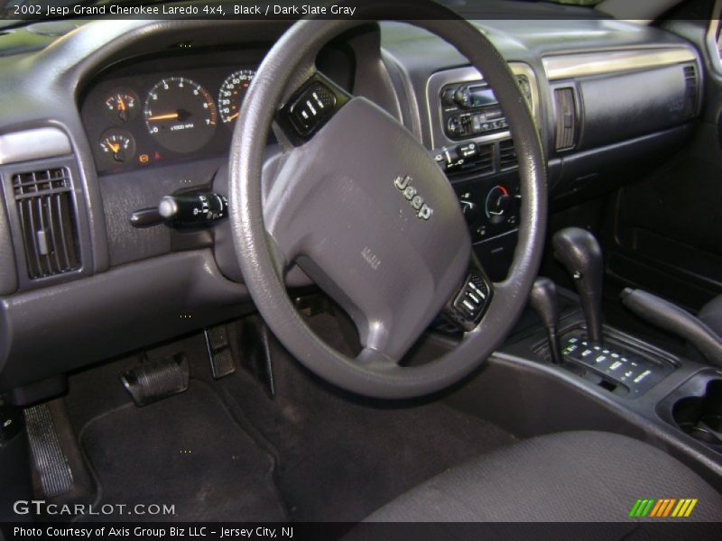 Black / Dark Slate Gray 2002 Jeep Grand Cherokee Laredo 4x4