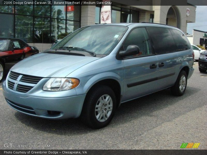 Butane Blue Pearl / Medium Slate Gray 2006 Dodge Grand Caravan SE