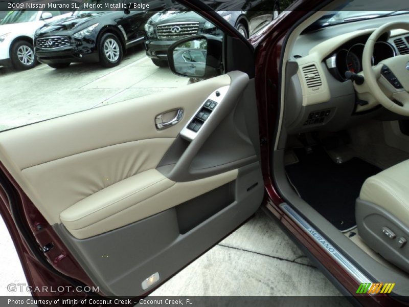 Merlot Metallic / Beige 2009 Nissan Murano SL