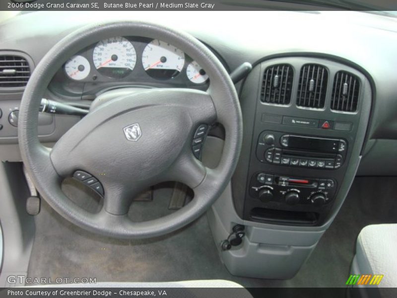 Butane Blue Pearl / Medium Slate Gray 2006 Dodge Grand Caravan SE