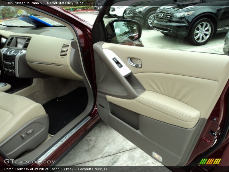 Merlot Metallic / Beige 2009 Nissan Murano SL