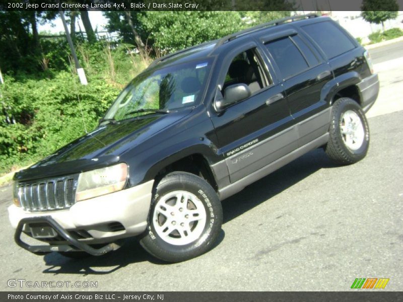 Black / Dark Slate Gray 2002 Jeep Grand Cherokee Laredo 4x4