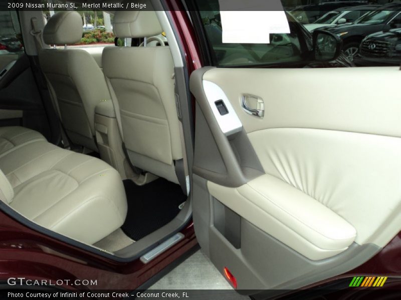 Merlot Metallic / Beige 2009 Nissan Murano SL