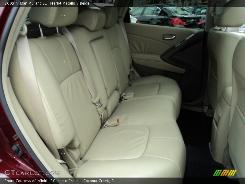 Merlot Metallic / Beige 2009 Nissan Murano SL