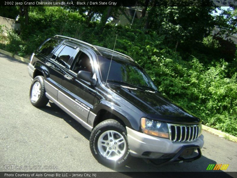 Black / Dark Slate Gray 2002 Jeep Grand Cherokee Laredo 4x4