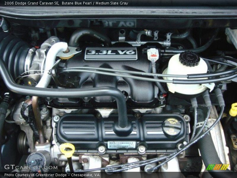 Butane Blue Pearl / Medium Slate Gray 2006 Dodge Grand Caravan SE
