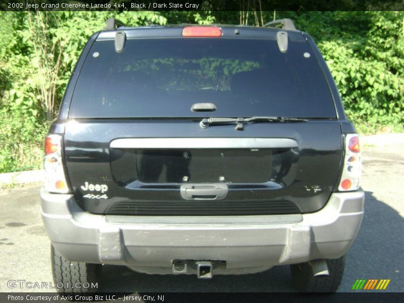 Black / Dark Slate Gray 2002 Jeep Grand Cherokee Laredo 4x4