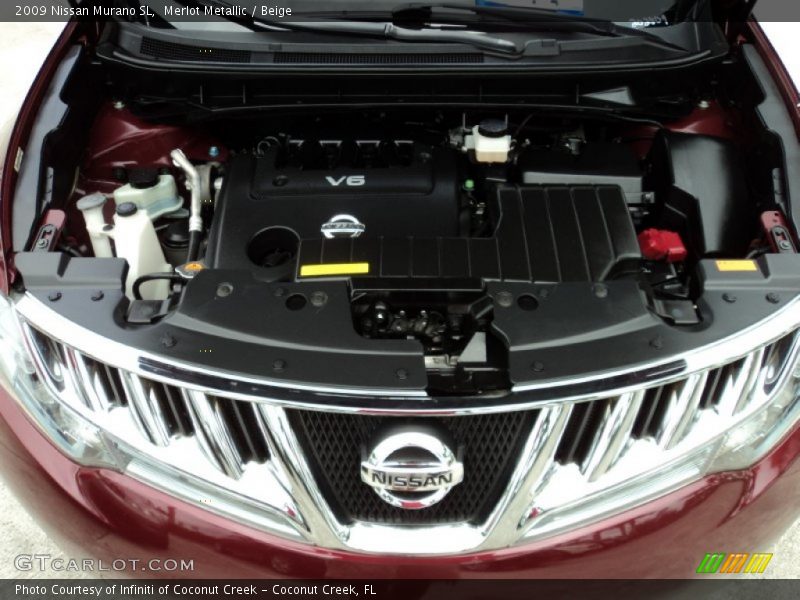 Merlot Metallic / Beige 2009 Nissan Murano SL