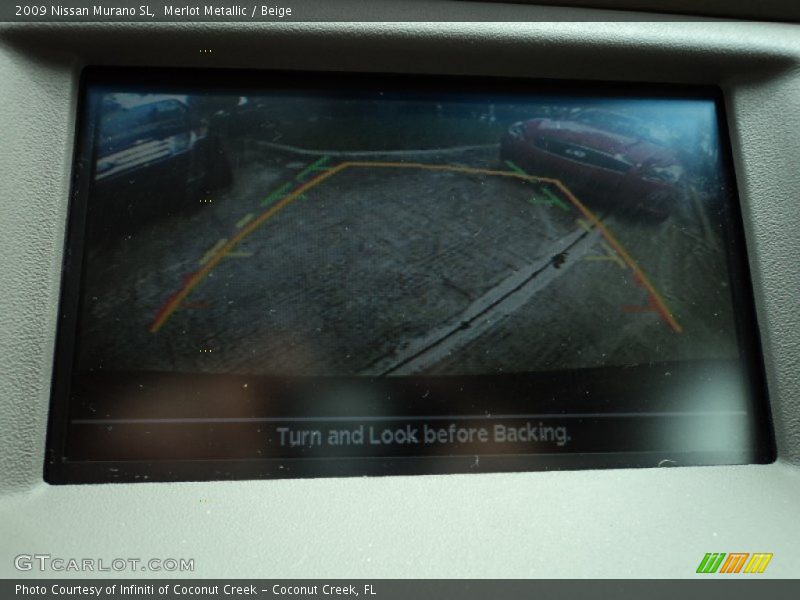 Merlot Metallic / Beige 2009 Nissan Murano SL