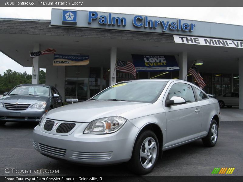 Titanium Metallic / Ebony 2008 Pontiac G5