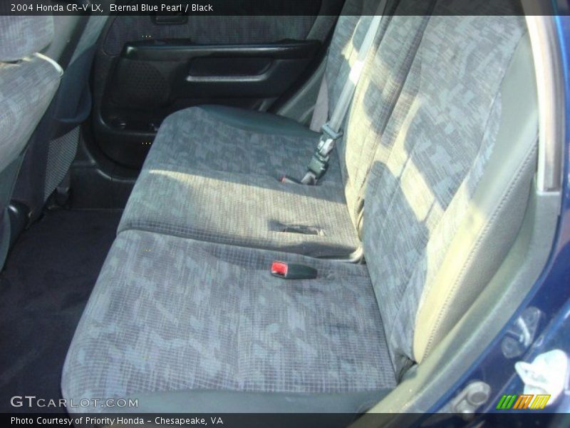 Eternal Blue Pearl / Black 2004 Honda CR-V LX
