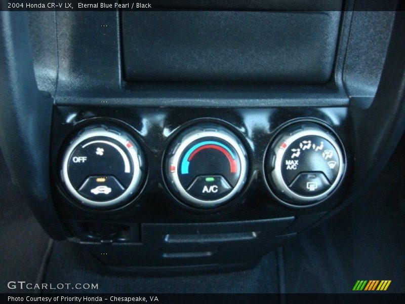 Eternal Blue Pearl / Black 2004 Honda CR-V LX